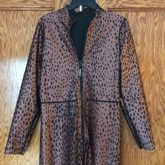 Good American Reversible Cheetah Print One Piece Catsuit Size 3X NWT - Picture 7 of 13